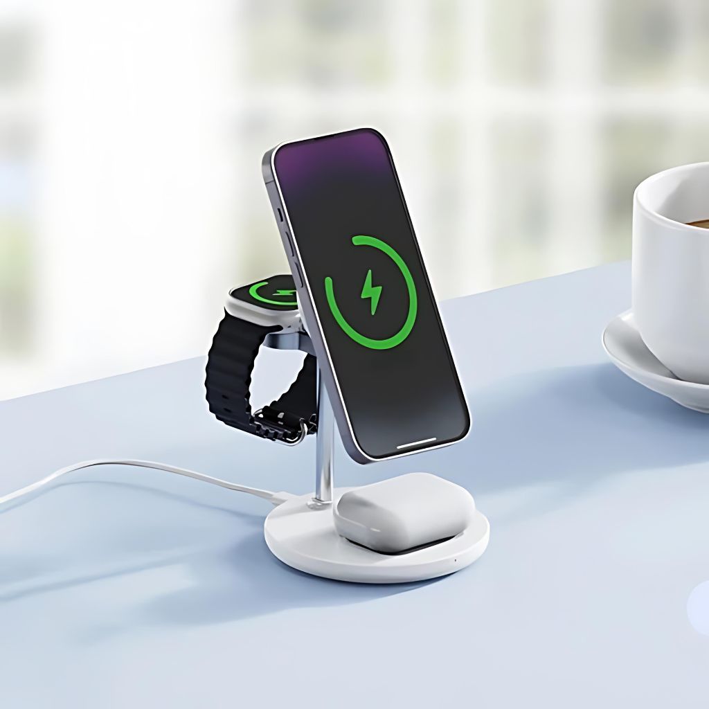 3 in 1 Magnetic Charger for Apple & Samsung
