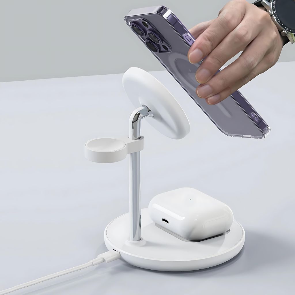 3 in 1 Magnetic Charger for Apple & Samsung
