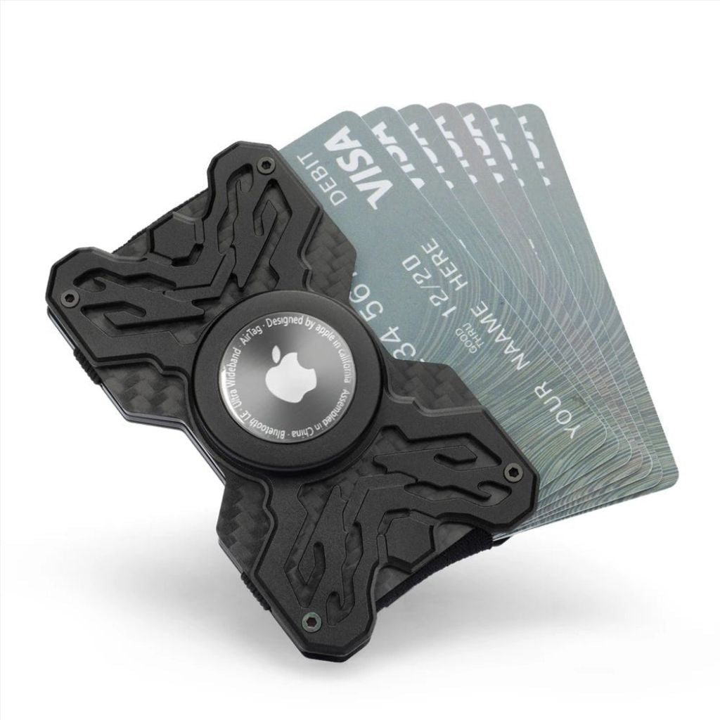 Carbon AirTag Wallet
