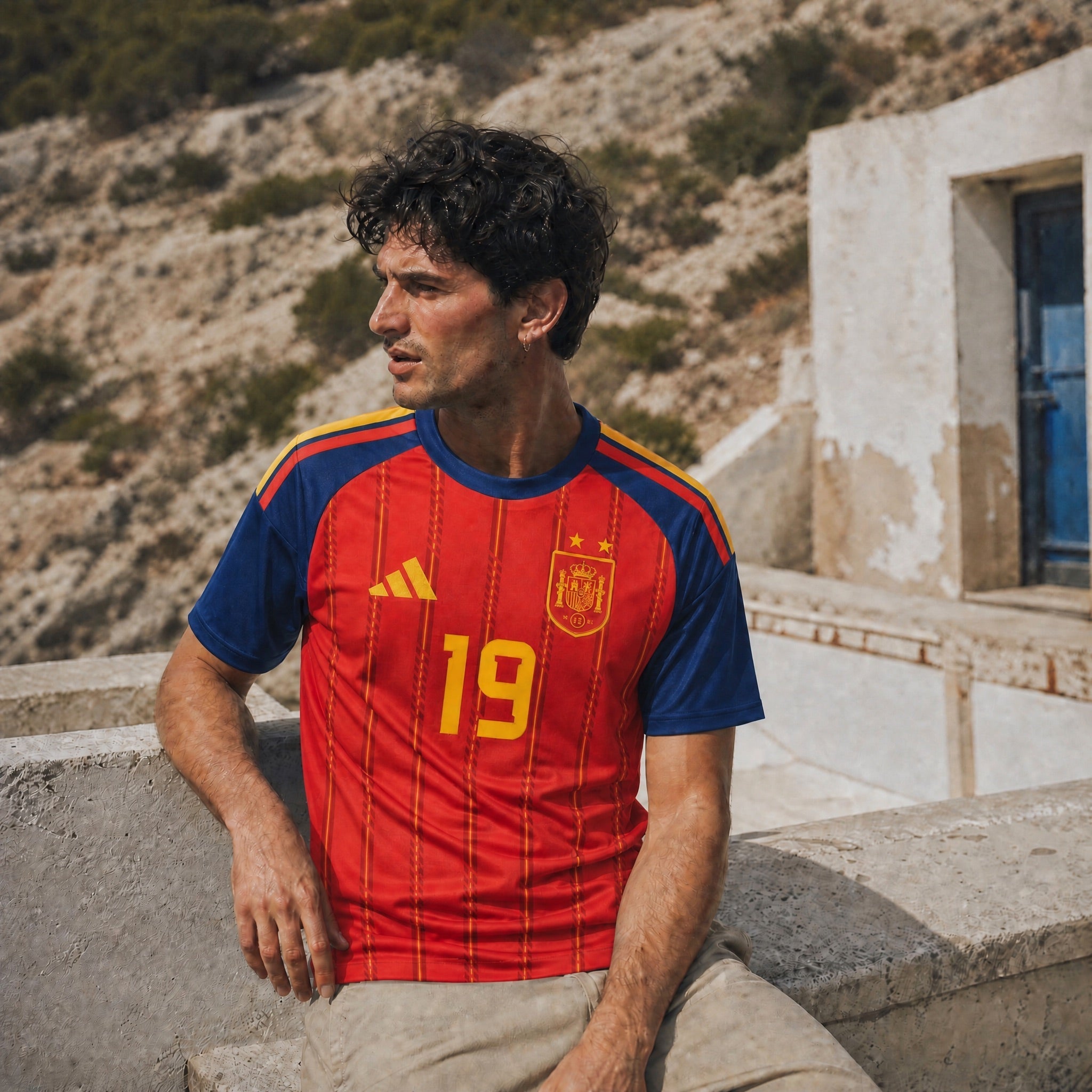 Lamine Yamal Spain Home Jersey 2026 World Cup Winner (2 Stars)