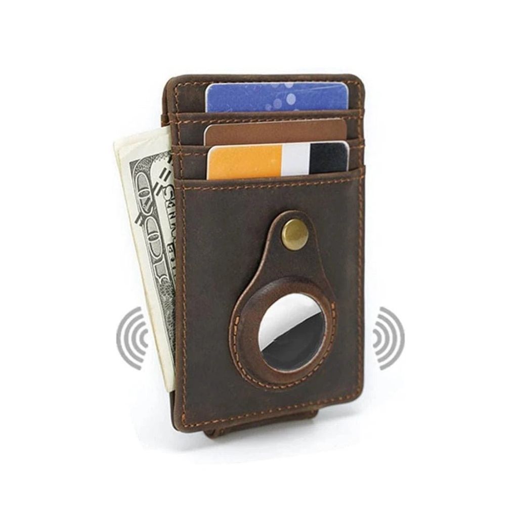 Slim AirTag Leather Wallet