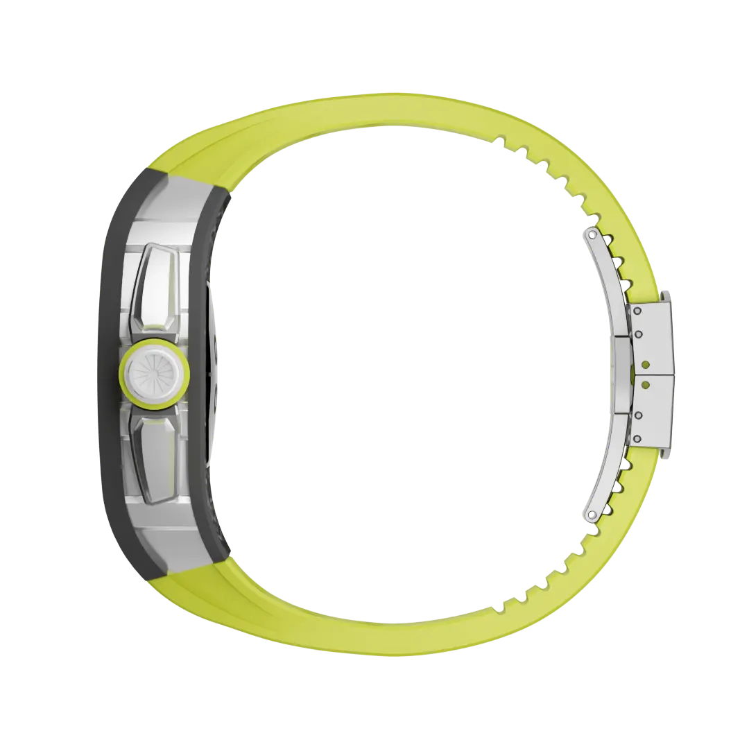 Carbon Fiber Case & Silicone Band for Apple Watch