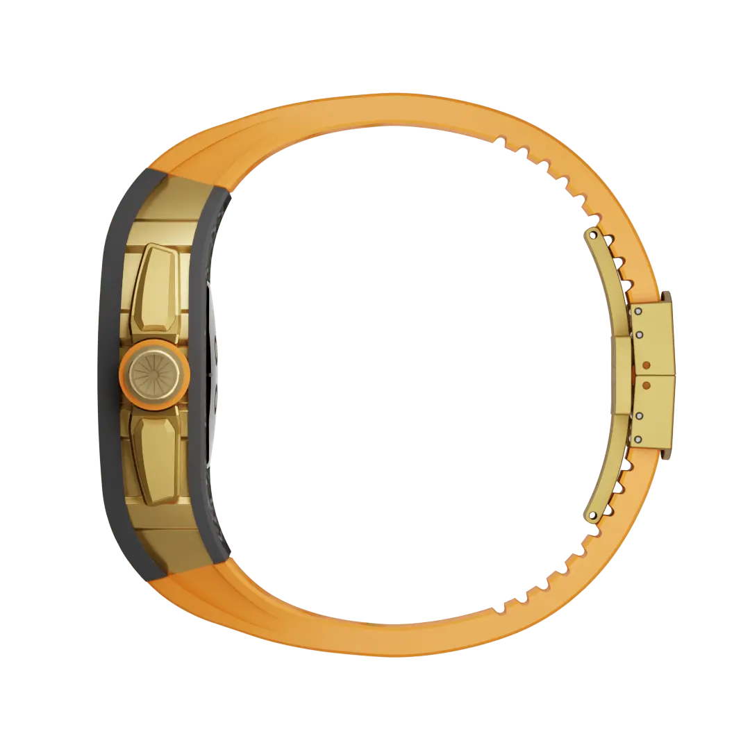 Carbon Fiber Case & Silicone Band for Apple Watch