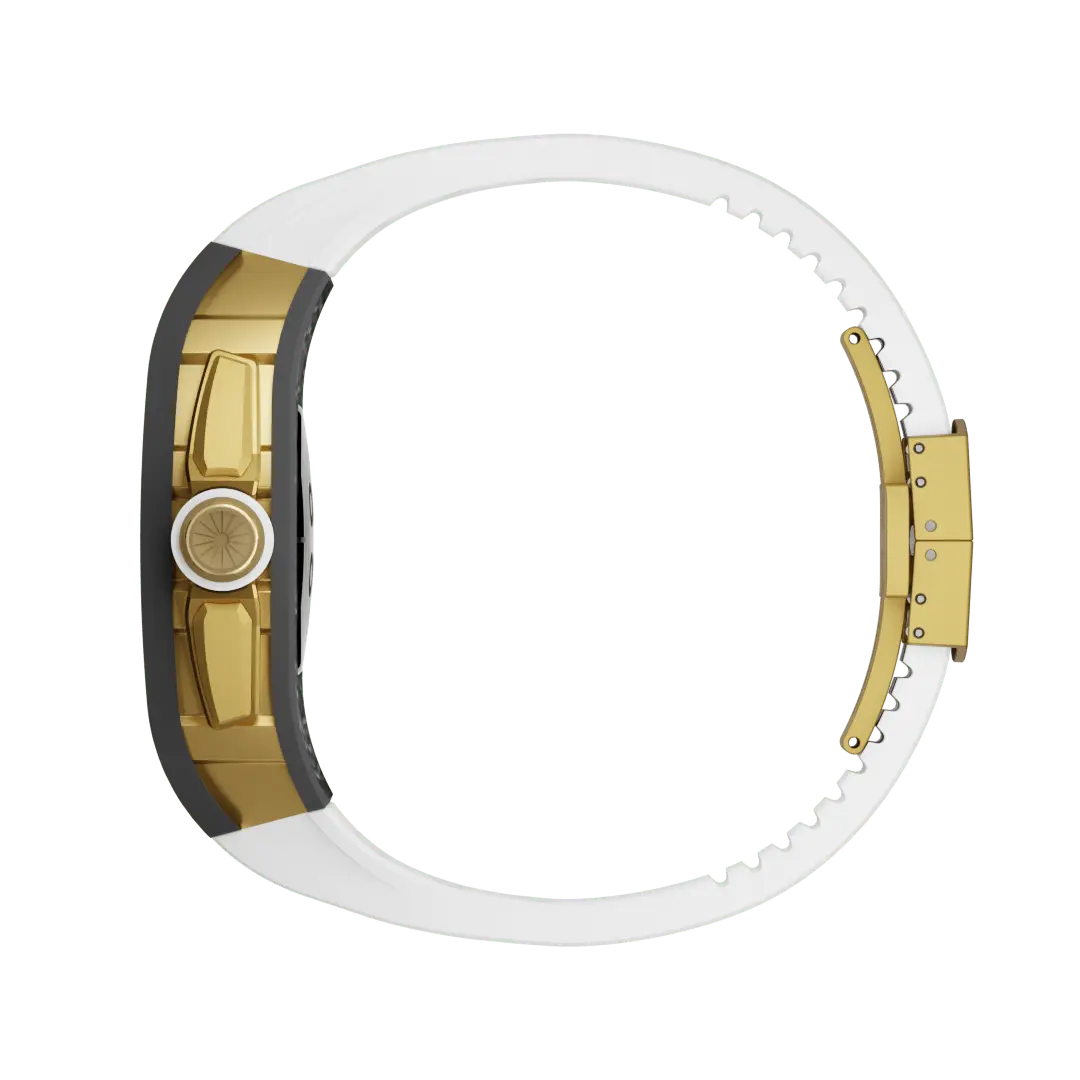 Carbon Fiber Case & Silicone Band for Apple Watch