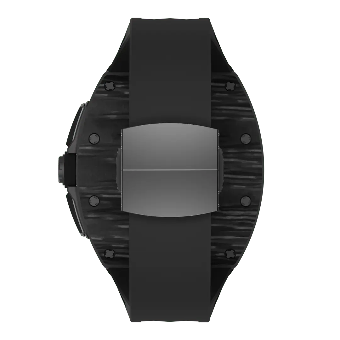 Carbon Fiber Case & Silicone Band for Apple Watch