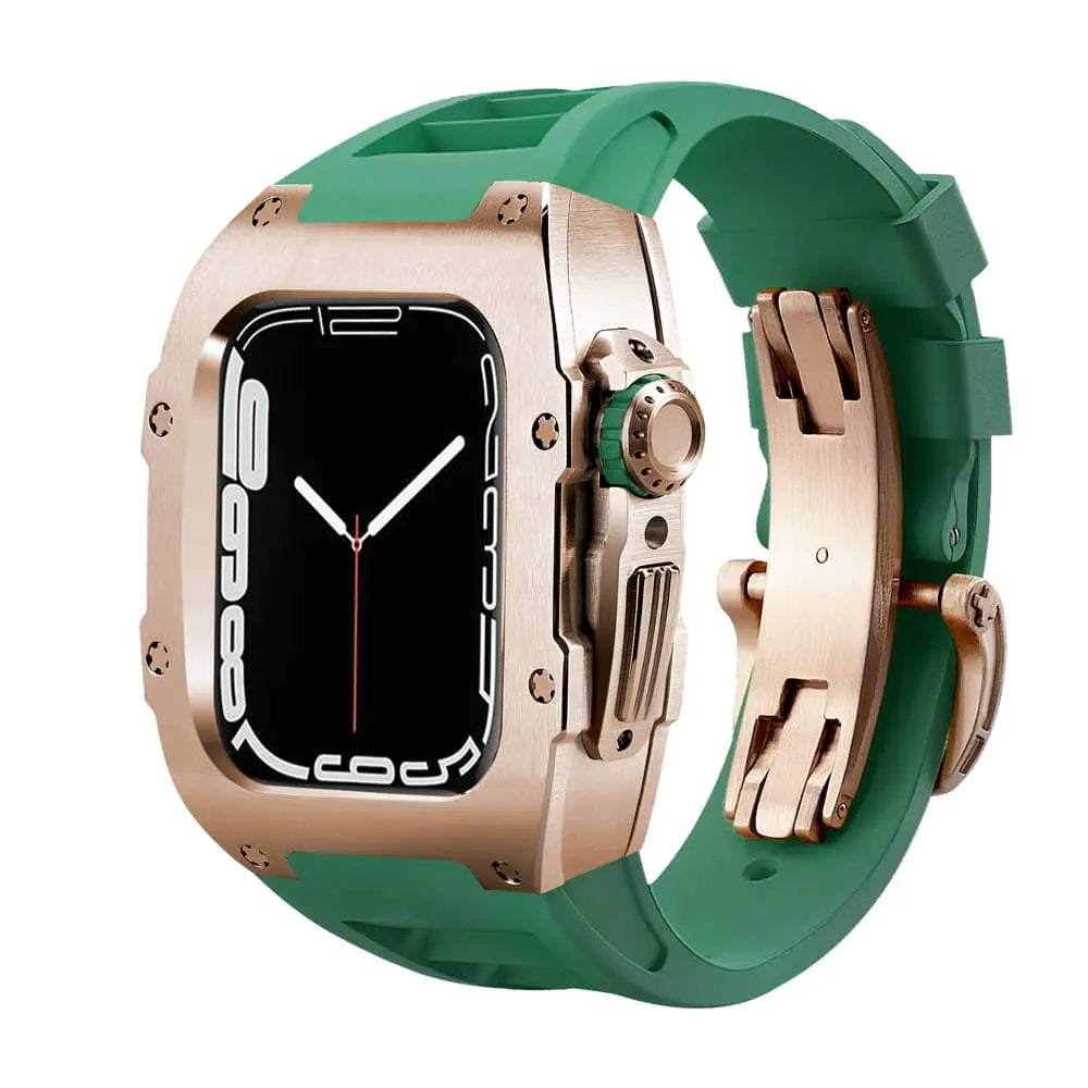 Titanium Case & Silicone Band for Apple Watch 1