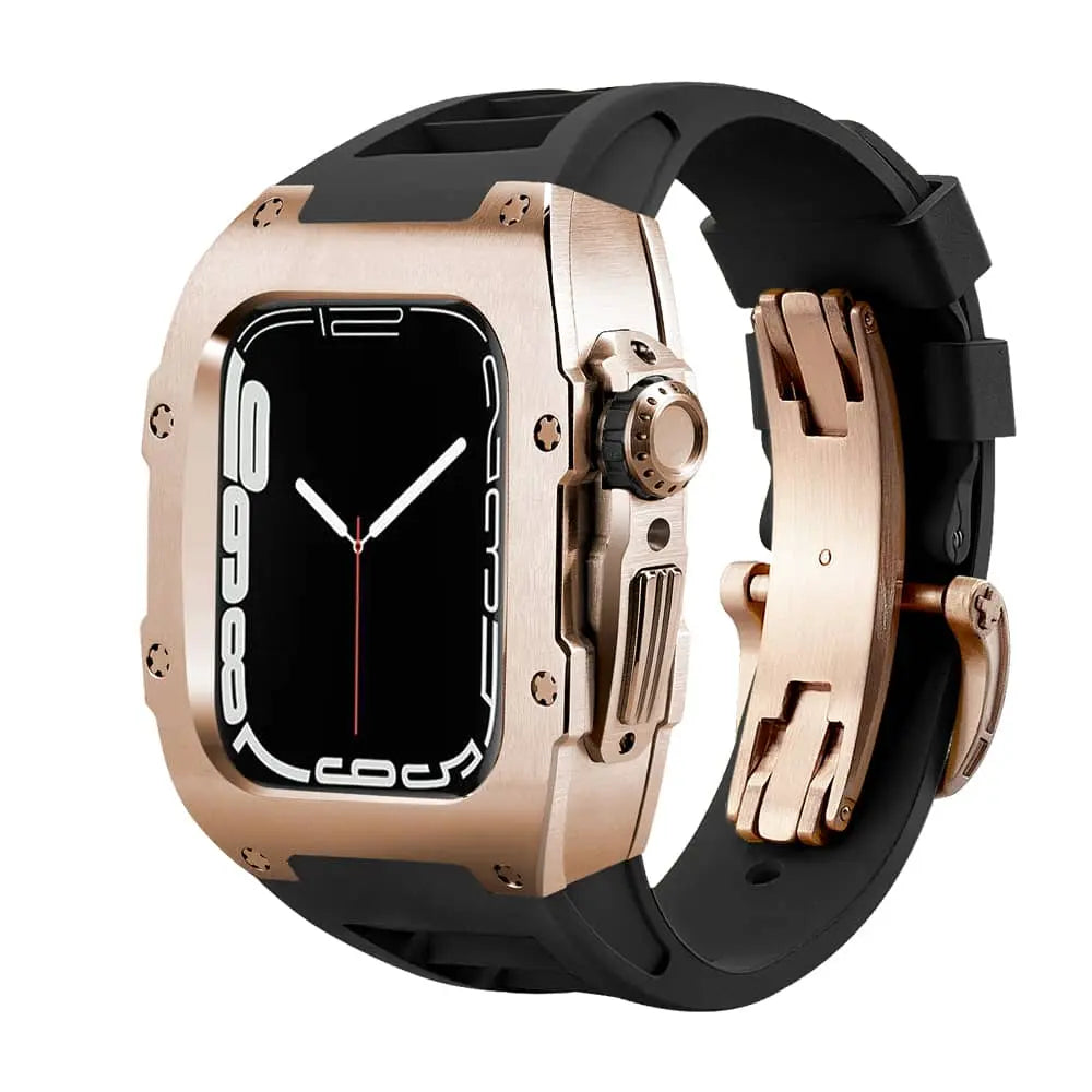 Titanium Case & Silicone Band for Apple Watch 1