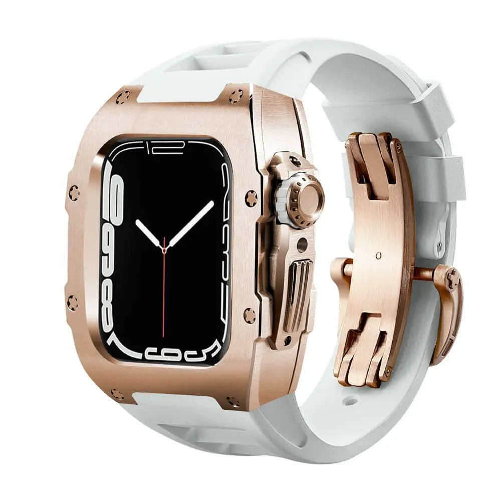 Titanium Case & Silicone Band for Apple Watch 1