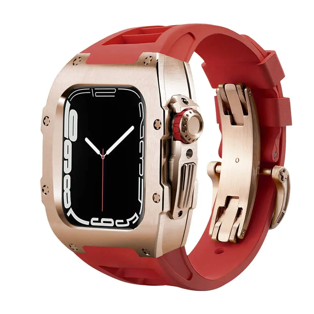 Titanium Case & Silicone Band for Apple Watch 1