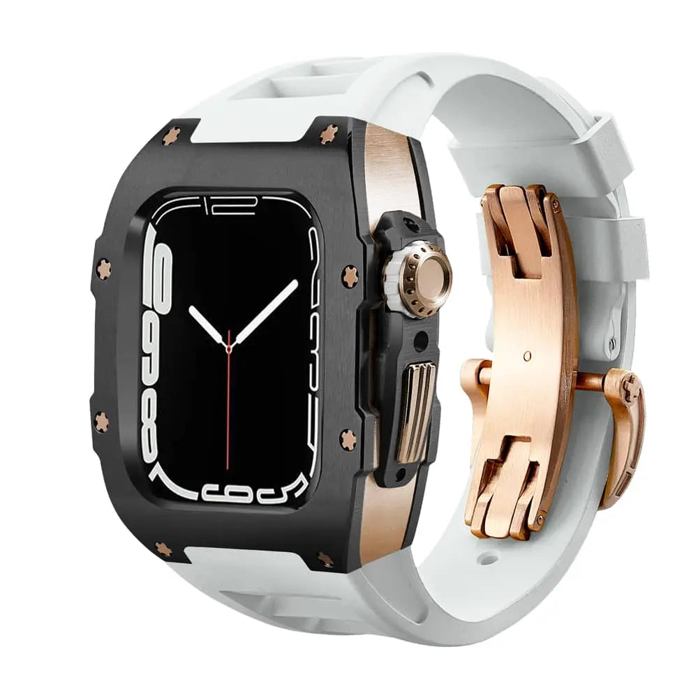 Titanium Case & Silicone Band for Apple Watch 1