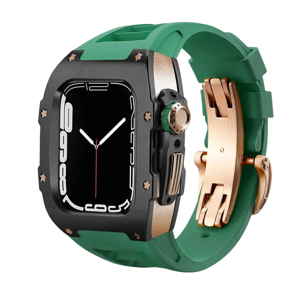 Titanium Case & Silicone Band for Apple Watch 1