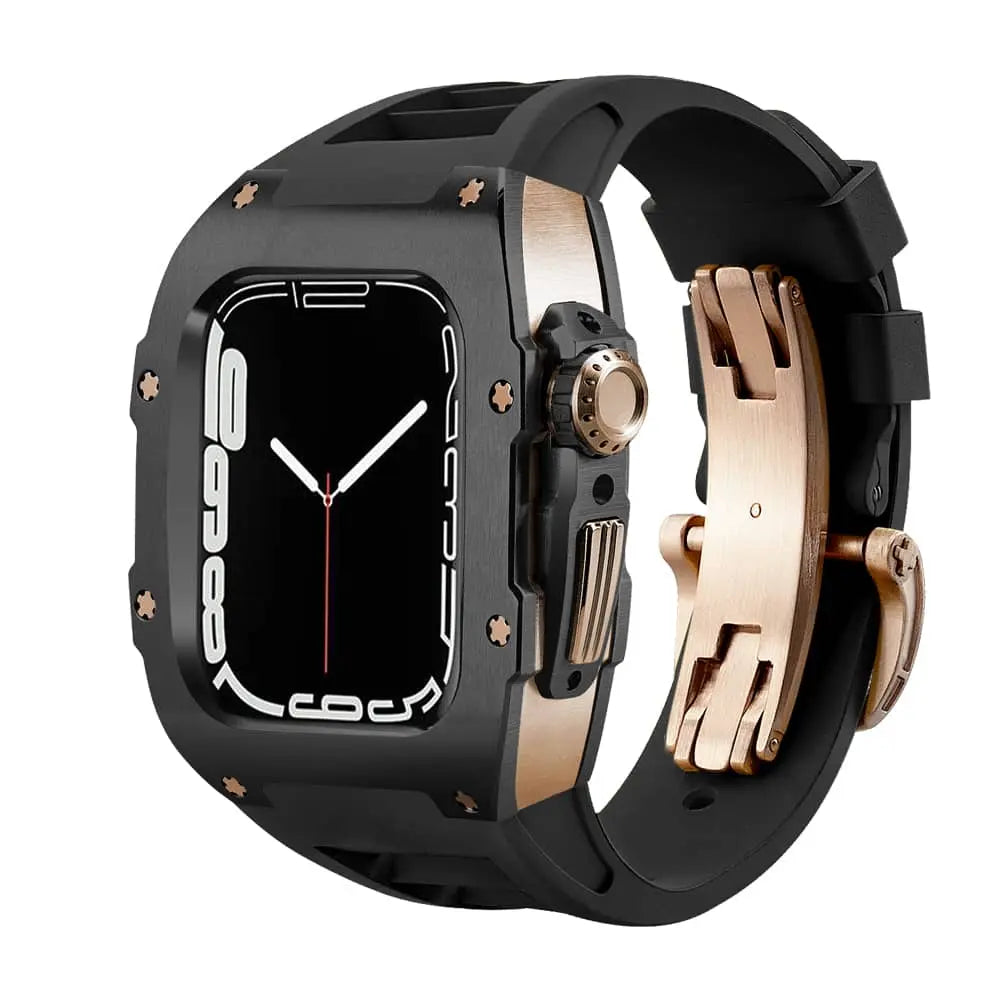 Titanium Case & Silicone Band for Apple Watch 1