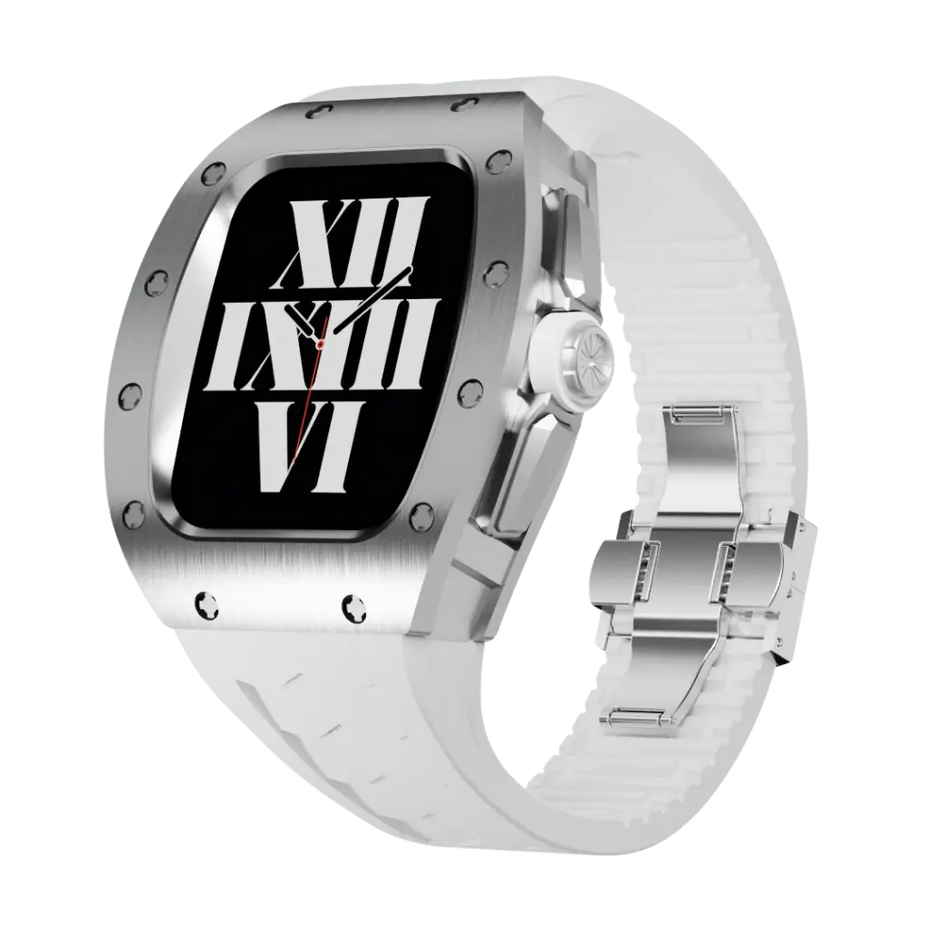 Titanium Case & Silicone Band for Apple Watch