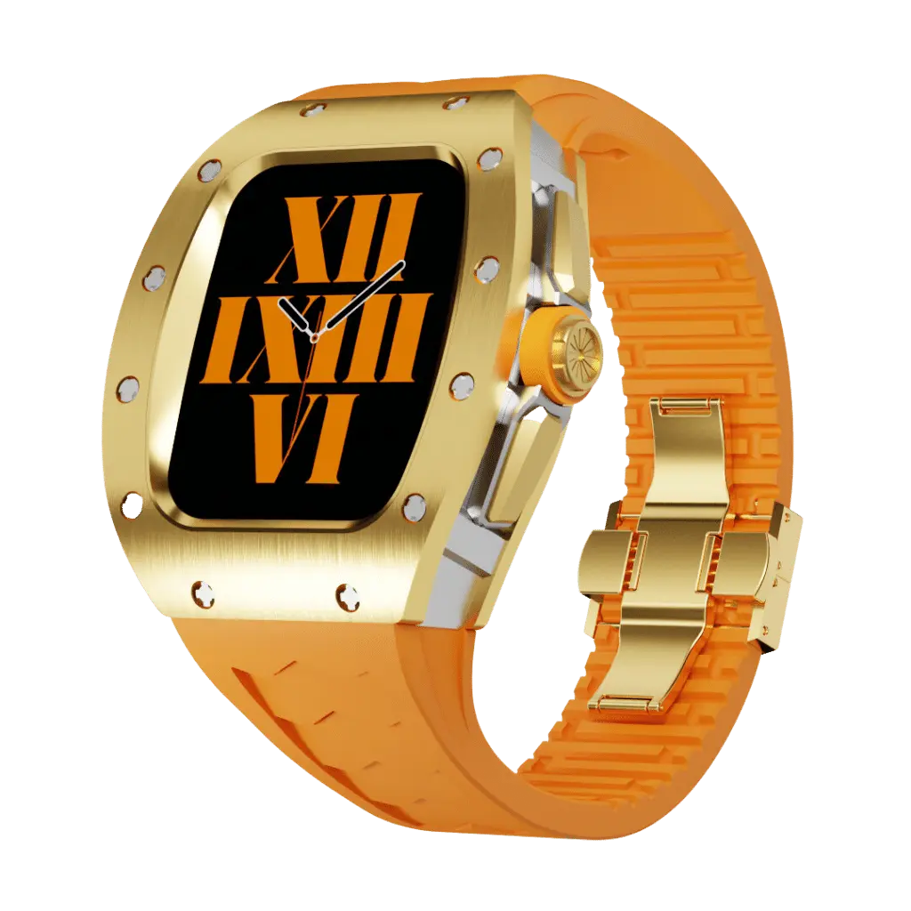 Titanium Case & Silicone Band for Apple Watch