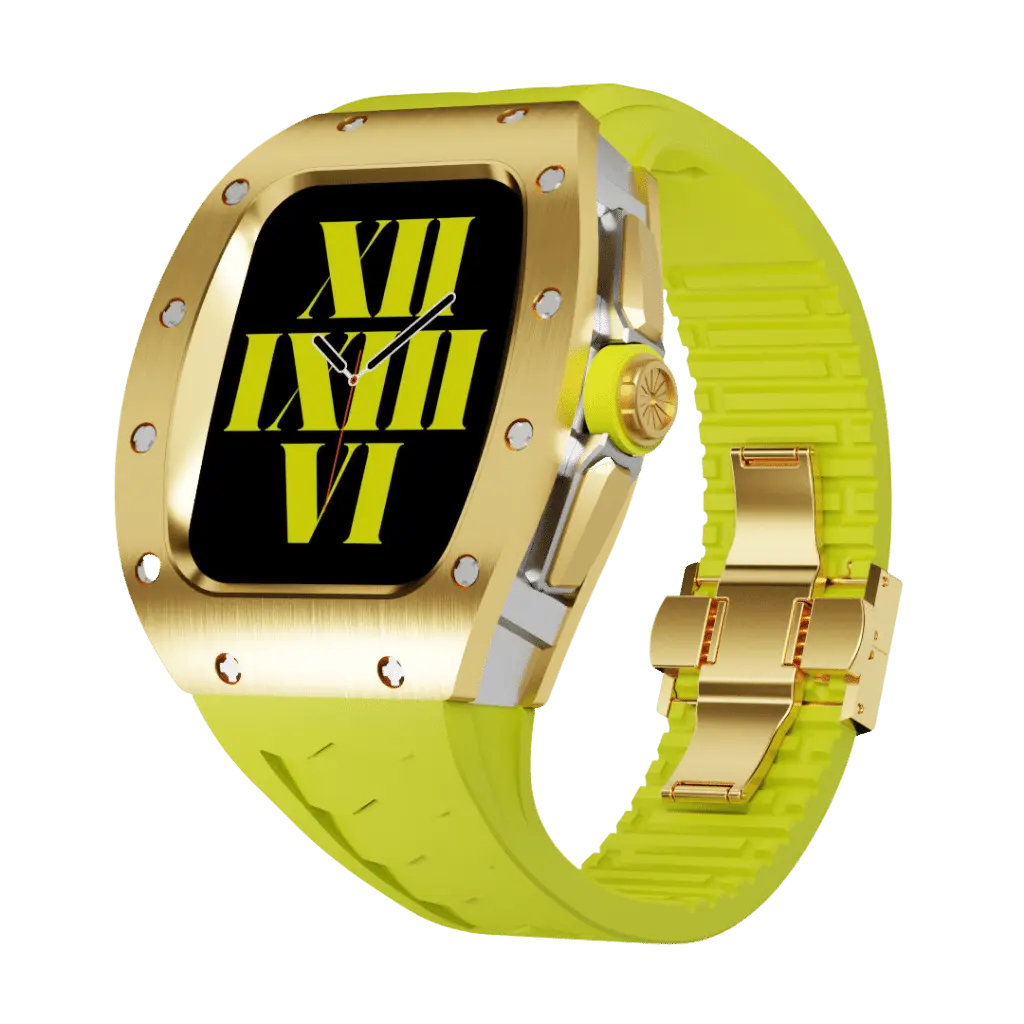 Titanium Case & Silicone Band for Apple Watch