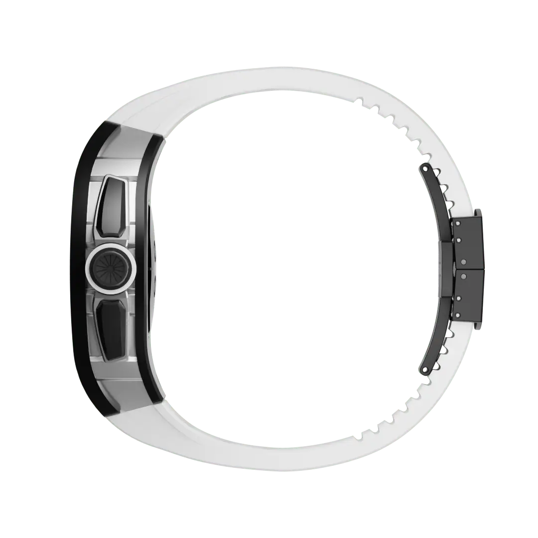 Titanium Case & Silicone Band for Apple Watch