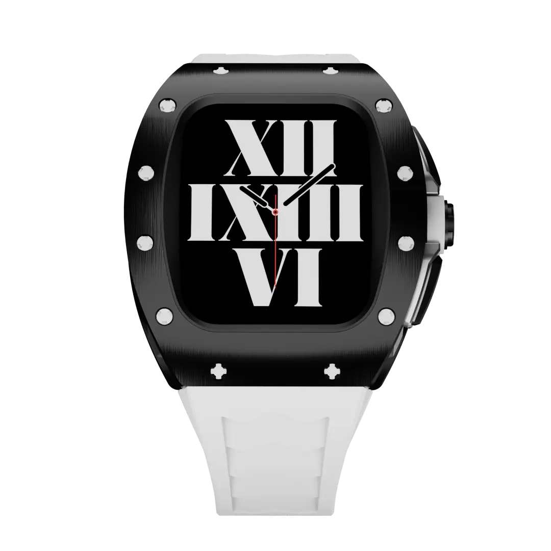 Titanium Case & Silicone Band for Apple Watch