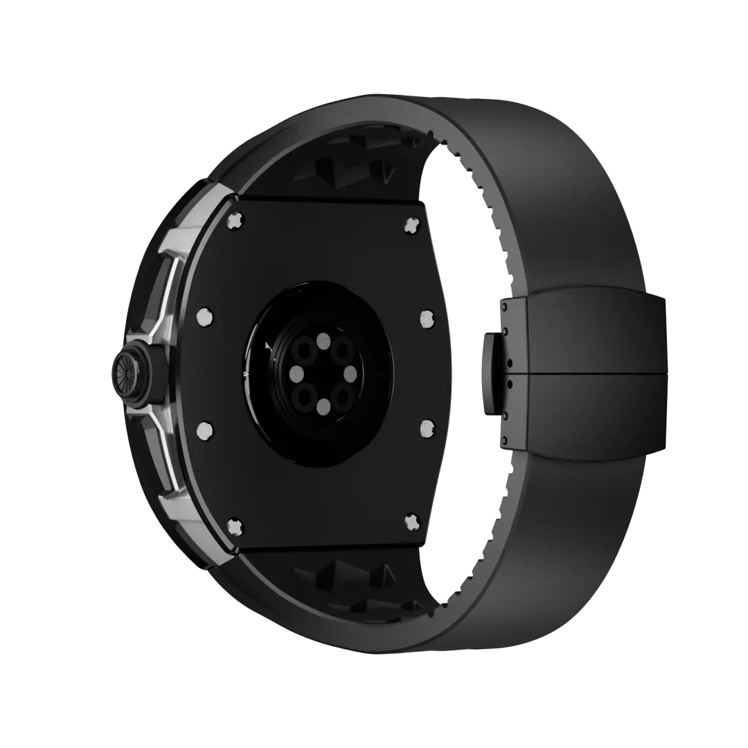 Titanium Case & Silicone Band for Apple Watch