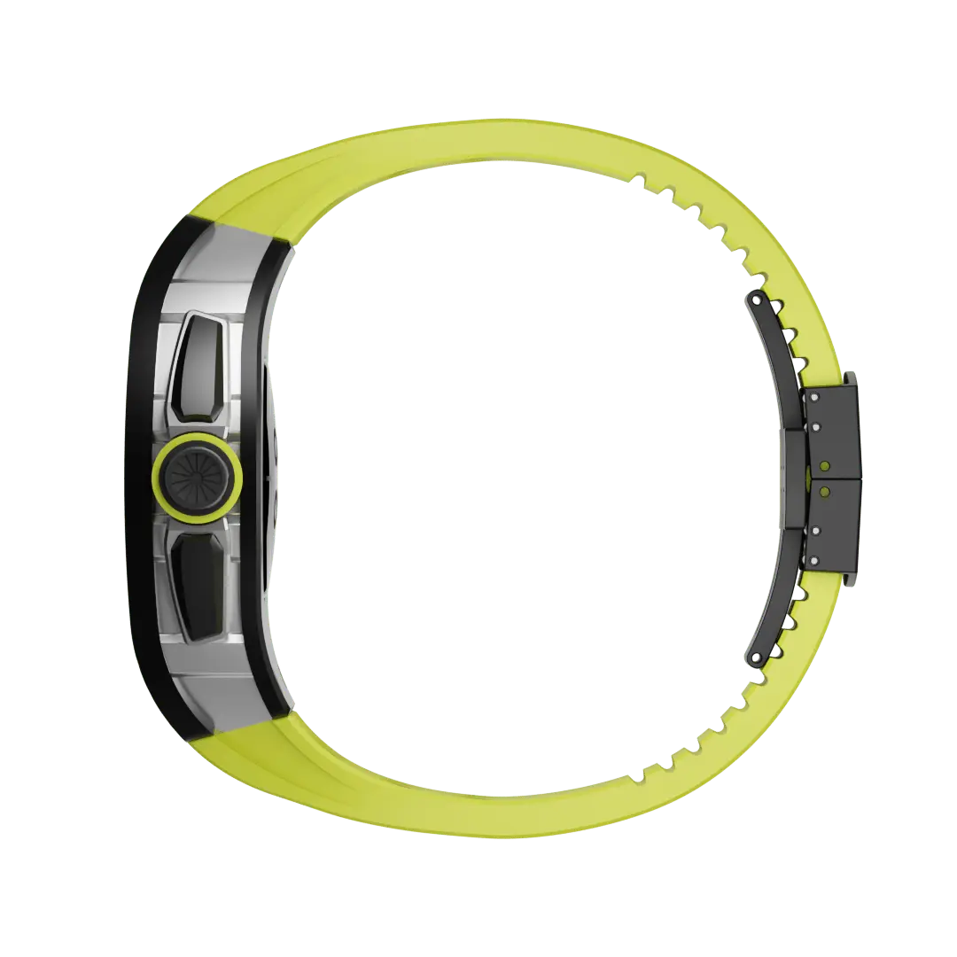 Titanium Case & Silicone Band for Apple Watch