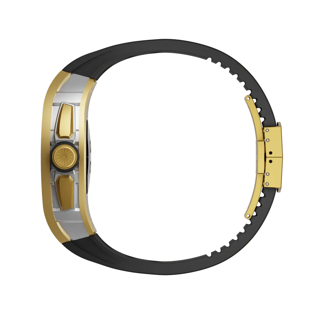 Titanium Case & Silicone Band for Apple Watch
