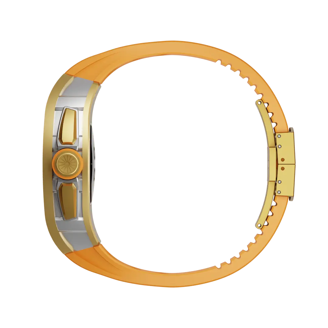Titanium Case & Silicone Band for Apple Watch