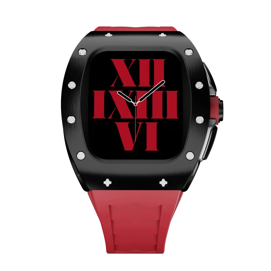 Titanium Case & Silicone Band for Apple Watch