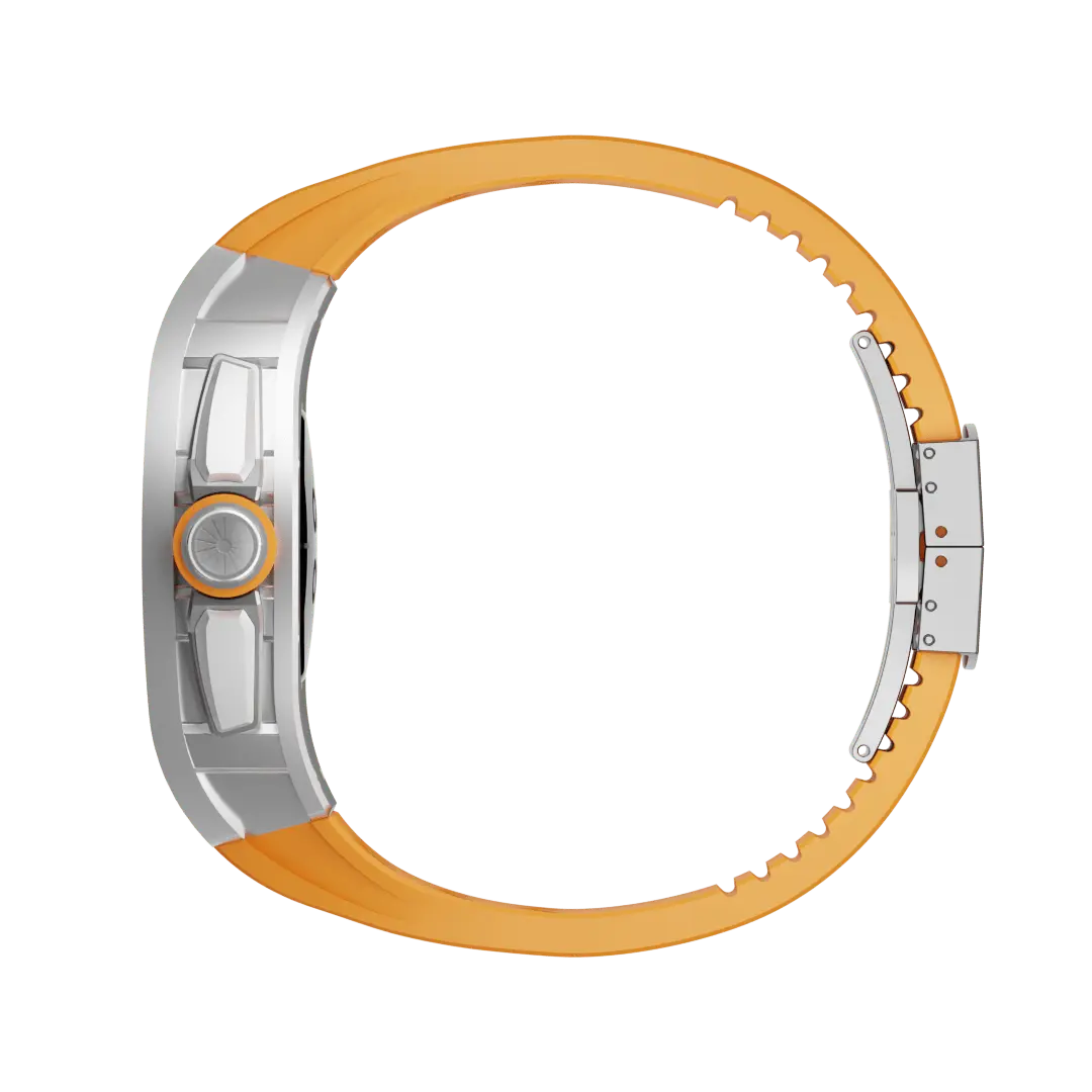Titanium Case & Silicone Band for Apple Watch
