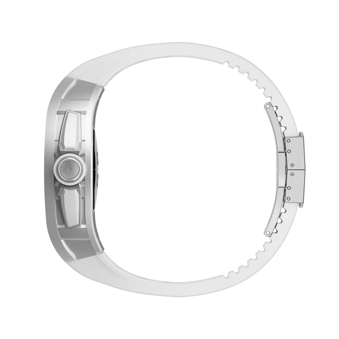Titanium Case & Silicone Band for Apple Watch