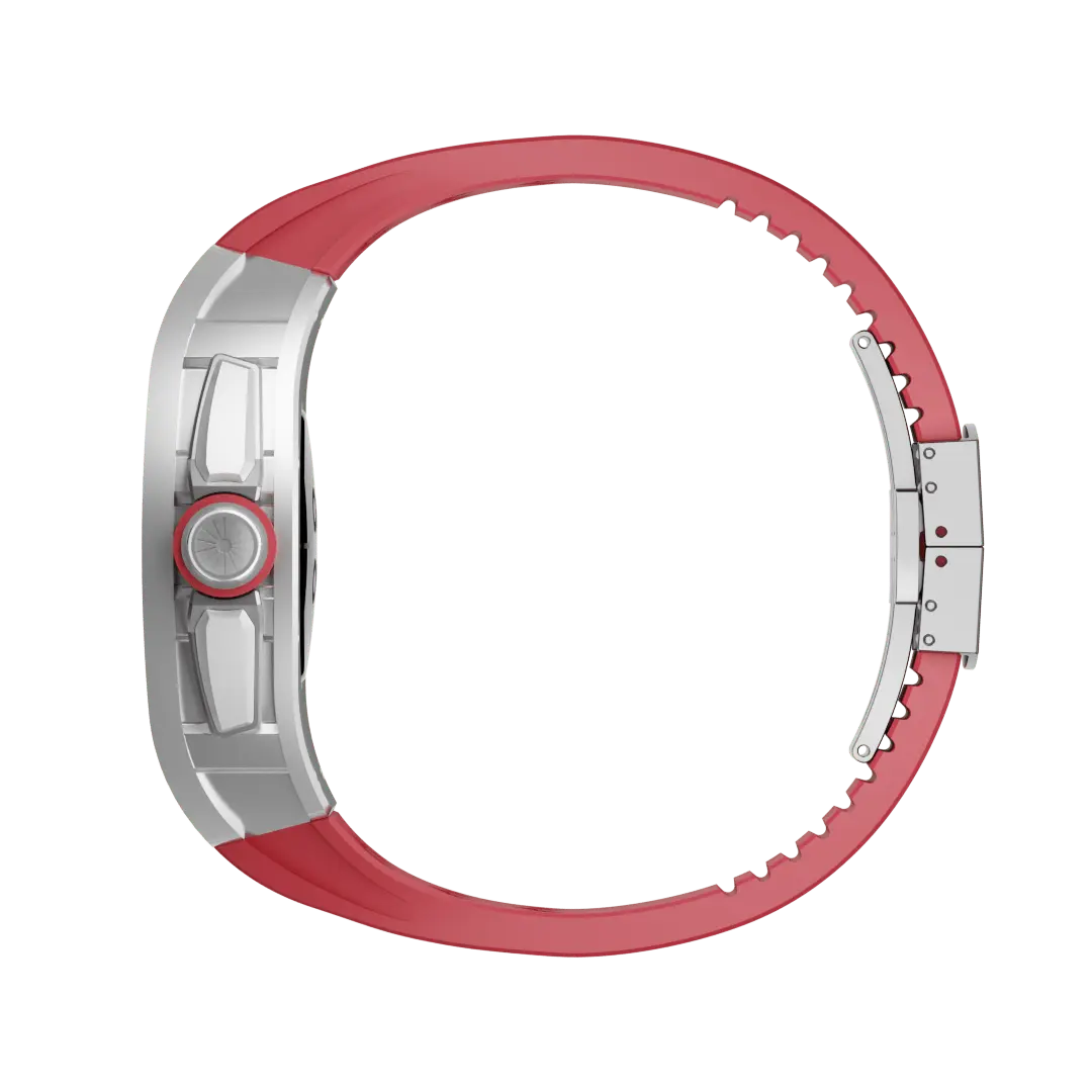 Titanium Case & Silicone Band for Apple Watch