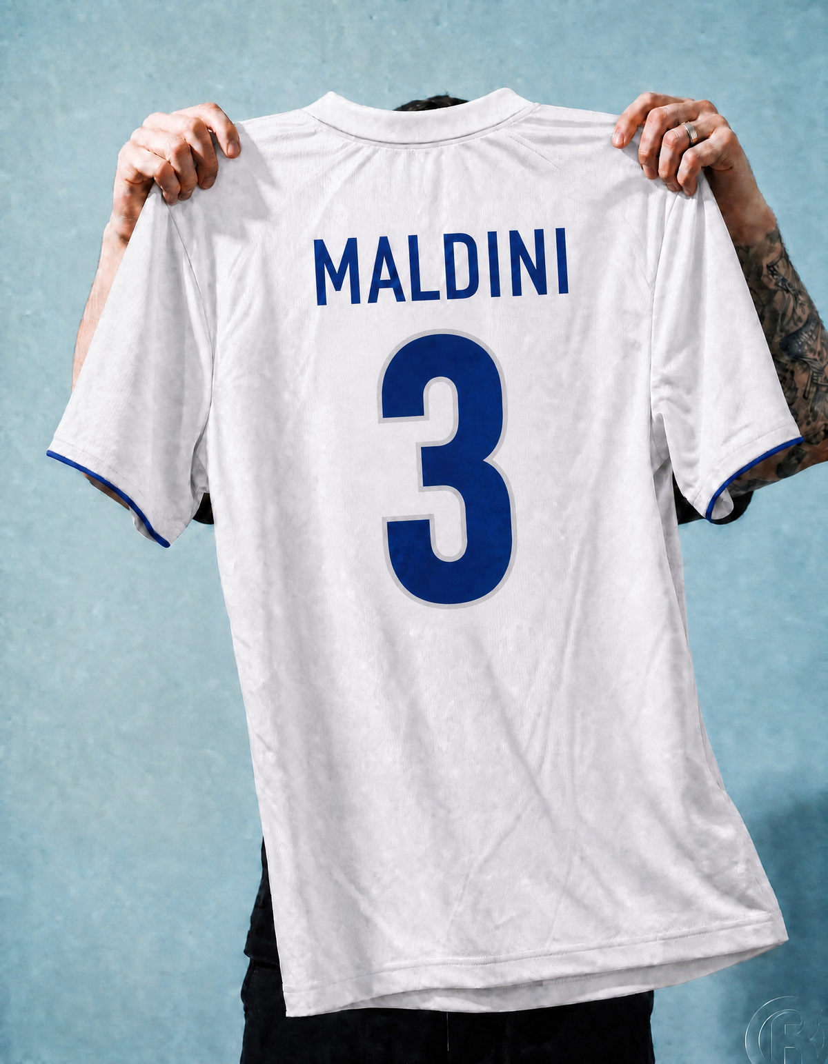 Maldini Italy Away Jersey 1999
