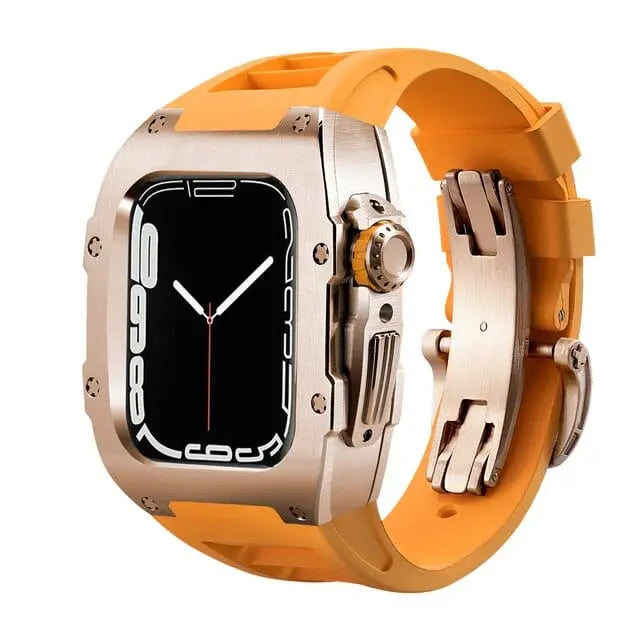 Titanium Case & Silicone Band for Apple Watch 1