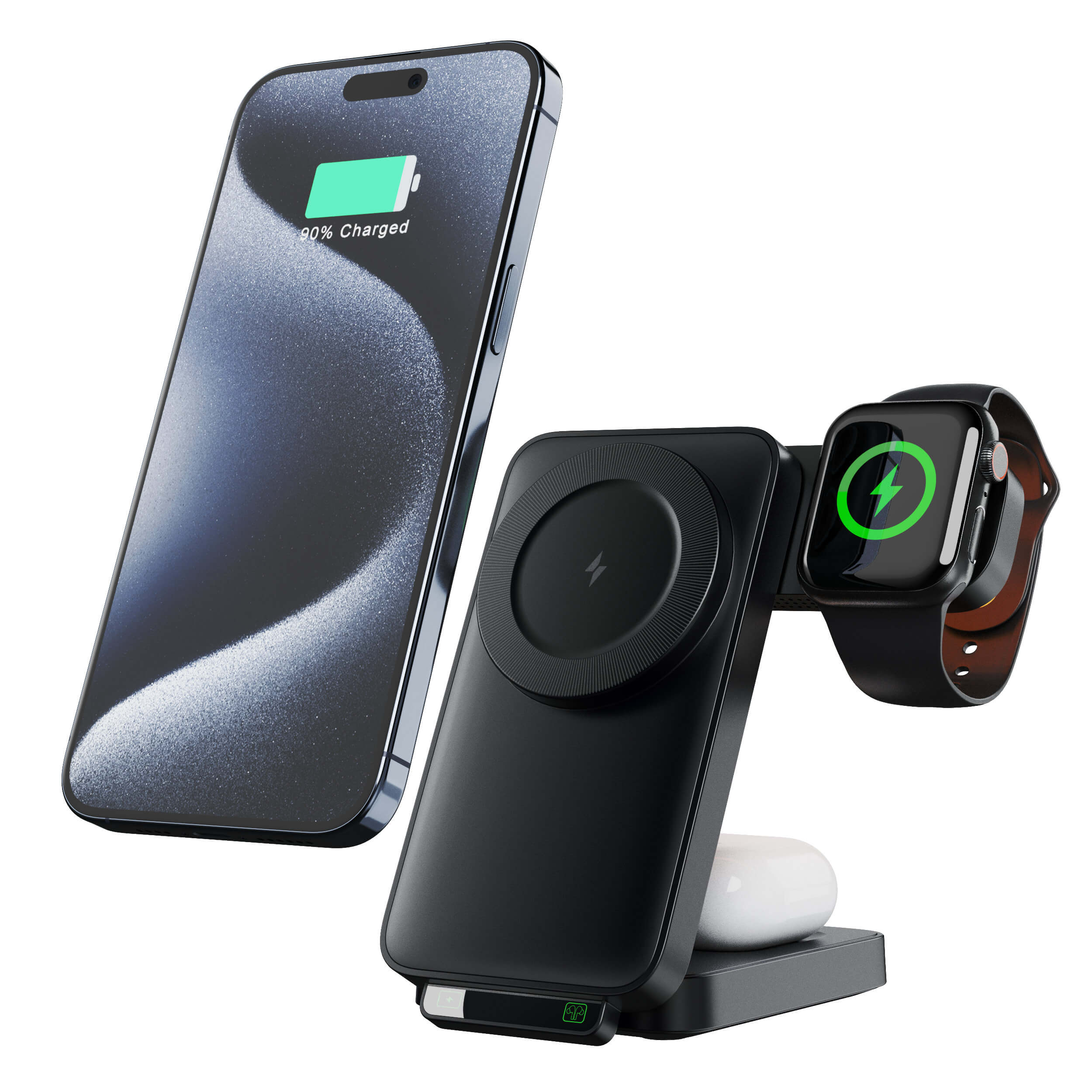 3 in 1 Foldable Charger for Apple 2