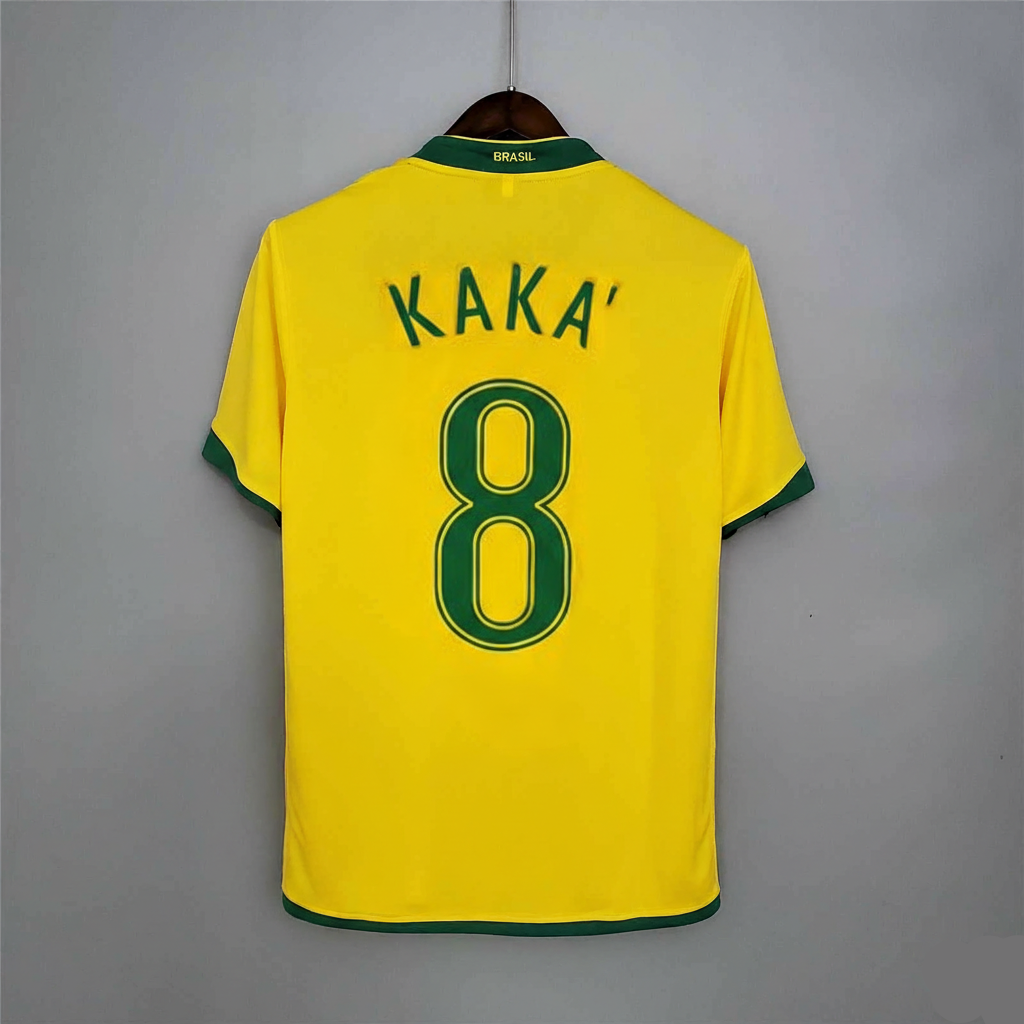 KakÃ¡ Brazil 2006 Home Jersey