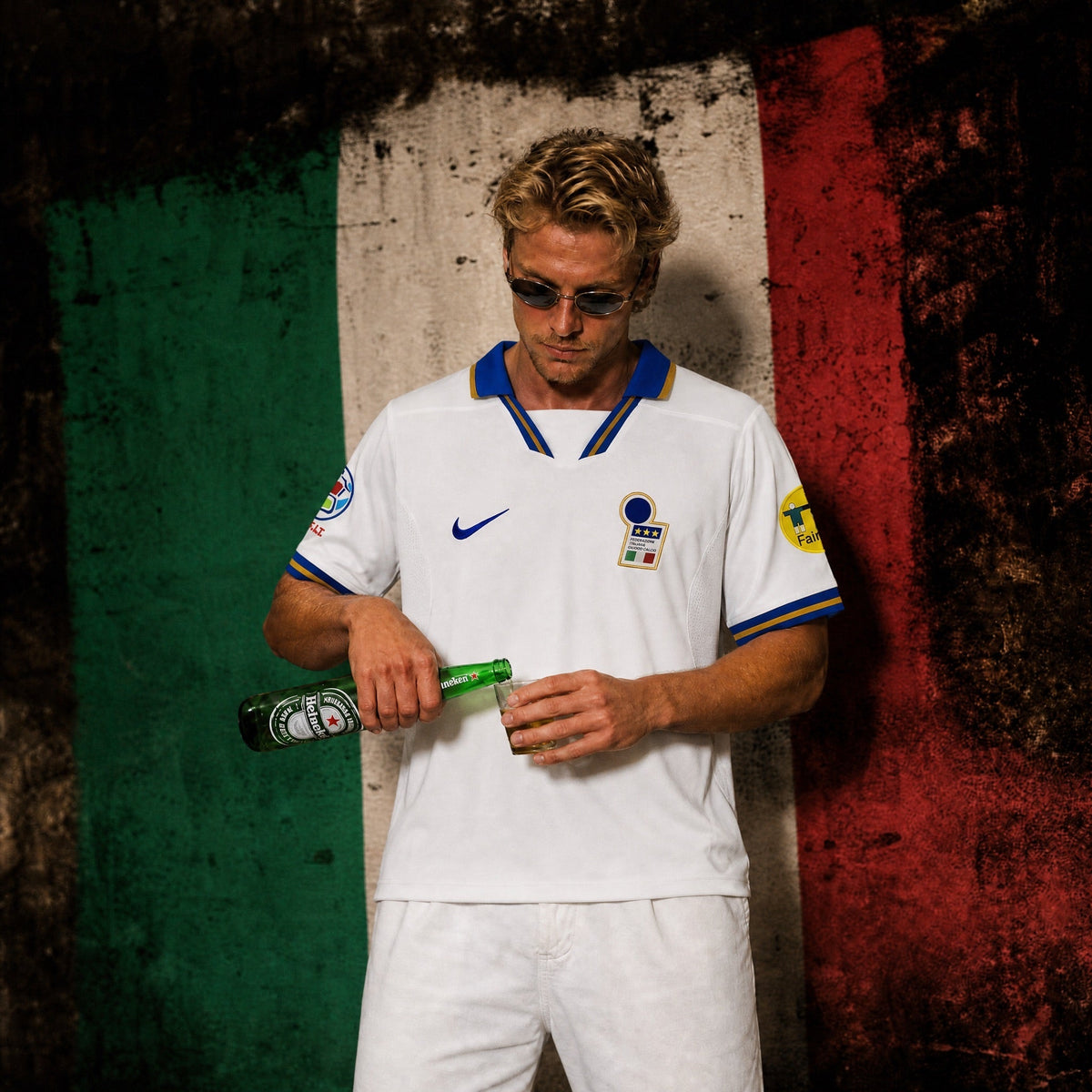 Maldini Italy Away Jersey 1996