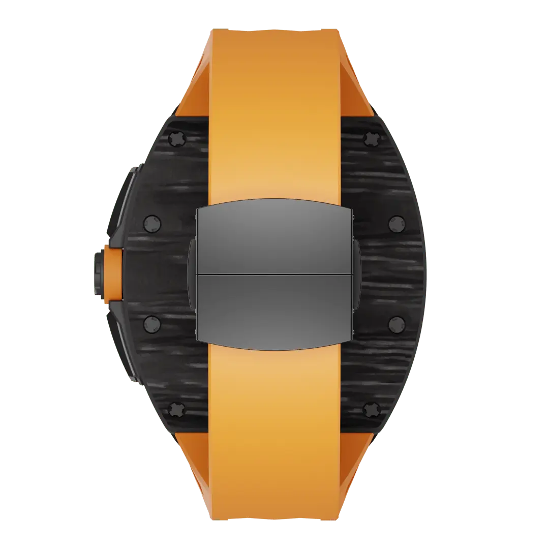 Carbon Fiber Case & Silicone Band for Apple Watch