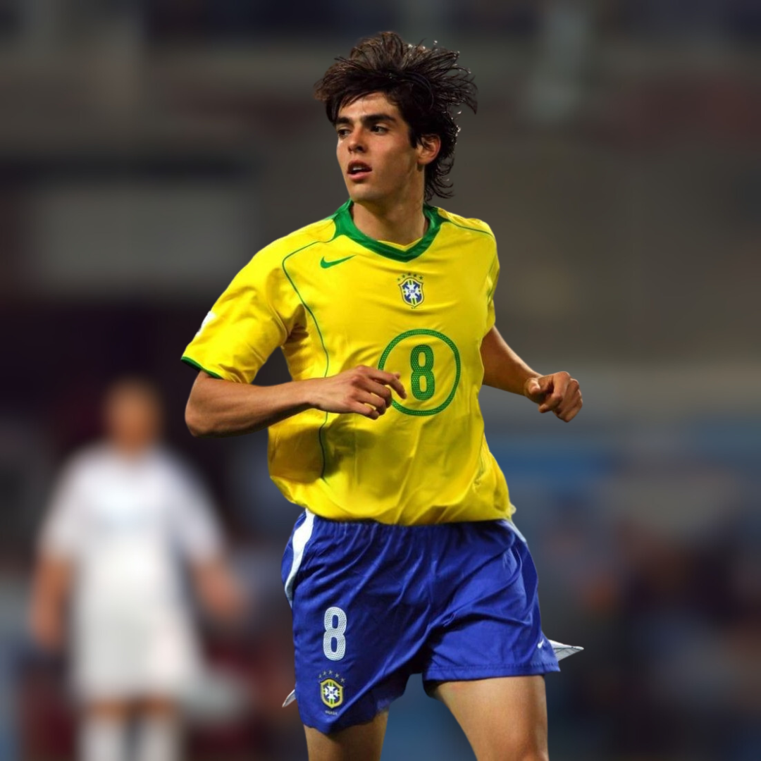 KakÃ¡ Brazil Home Jersey 2004